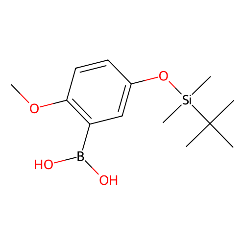 5-(t-Butyldimethylsilyloxy)-2-methoxyphenylboronic acid, min 98%, 5 grams