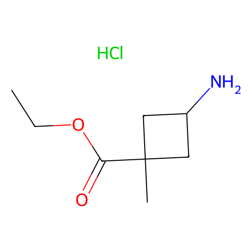 ethyl trans-3-amino-1-methylcyclobutanecarboxylate hydrochloride, min 97%, 100 mg
