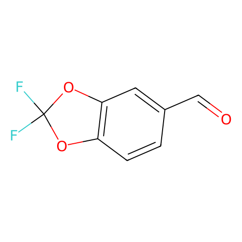 2, 2-Difluoro-1, 3-benzodioxole-5-carboxaldehyde, min 97%, 100 grams