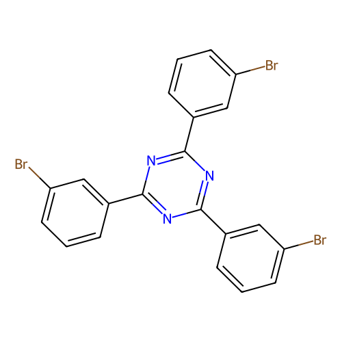 2, 4, 6-Tris(3-bromophenyl)-1, 3, 5-triazine, min 98%, 100 grams