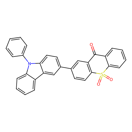 2-(9-phenyl-9H-carbazol-3-yl)-10, 10-dioxide-9H-thioxanthen-9-one, min 99% (HPLC), 1 gram