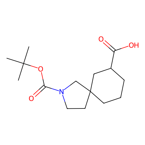 2-[(tert-butoxy)carbonyl]-2-azaspiro[4.5]decane-7-carboxylic acid, min 97%, 250 mg