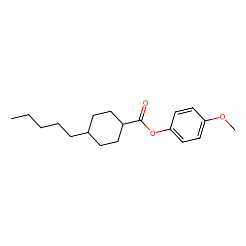 4-Methoxyphenyl trans-4-n-pentylcyclohexanecarboxylate, min 97%, 100 grams
