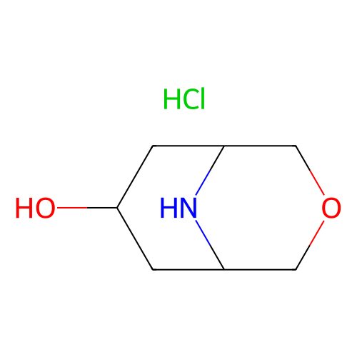 endo-7-hydroxy-3-oxa-9-azabicyclo[3.3.1]nonane hydrochloride, min 97%, 250 mg