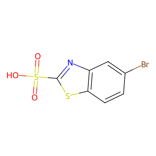 5-Bromobenzothiazole-2-sulfonic acid, min 98%, 5 grams