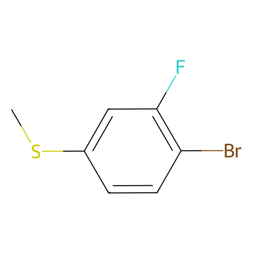 4-Bromo-3-fluorothioanisole, min 95%, 25 grams