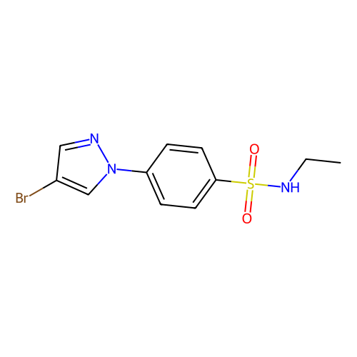 N-Ethyl 4-(4-bromopyrazol-1-yl)benzenesulfonamide, min 98%, 100 grams