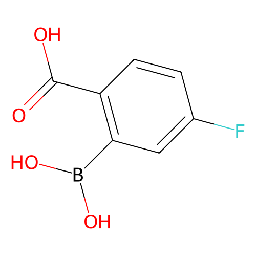 2-Carboxy-5-fluorophenylboronic acid, min 98%, 100 grams