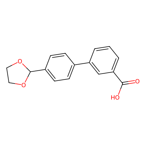 4'-(1, 3-Dioxolan-2-yl)biphenyl-3-carboxylic acid, min 95%, 5 grams