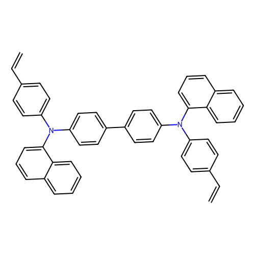 N4, N4'-Di(naphthalen-1-yl)-N4, N4'-bis(4-vinylphenyl)biphenyl-4, 4'-diamine, min 95% (HPLC), 1 gram