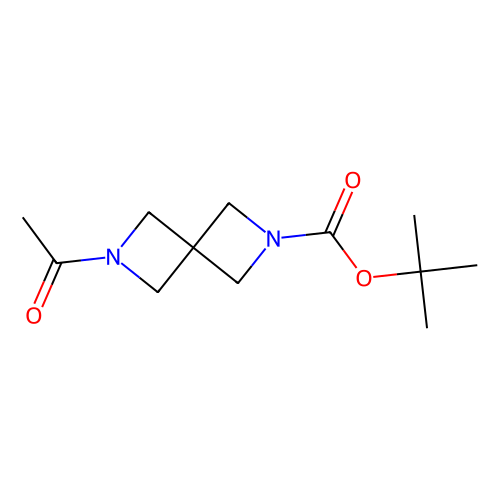 tert-butyl 6-acetyl-2, 6-diazaspiro[3.3]heptane-2-carboxylate, min 97%, 1 gram