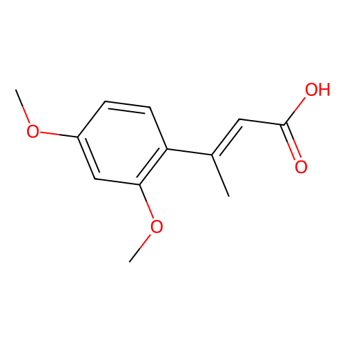 2, 4-Dimethoxy-B-methylcinnamic Acid, min 98%, 100 grams