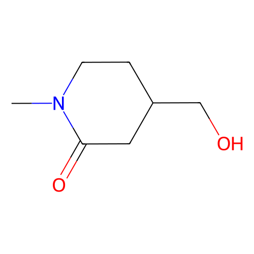 4-(hydroxymethyl)-1-methylpiperidin-2-one, min 97%, 500 mg