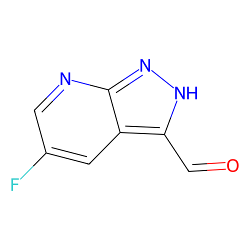 5-fluoro-1H-pyrazolo[3, 4-b]pyridine-3-carbaldehyde, min 97%, 100 mg