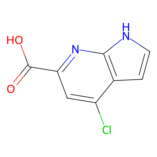 4-chloro-1H-pyrrolo[2, 3-b]pyridine-6-carboxylic acid, min 97%, 100 mg