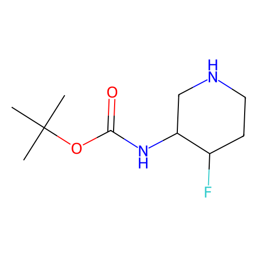 tert-butyl N-[(3R, 4S)-4-fluoropiperidin-3-yl]carbamate, min 97%, 100 mg