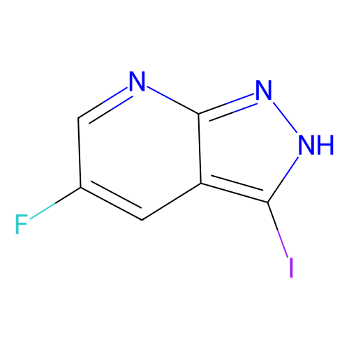 5-fluoro-3-iodo-1H-pyrazolo[3, 4-b]pyridine, min 97%, 500 mg