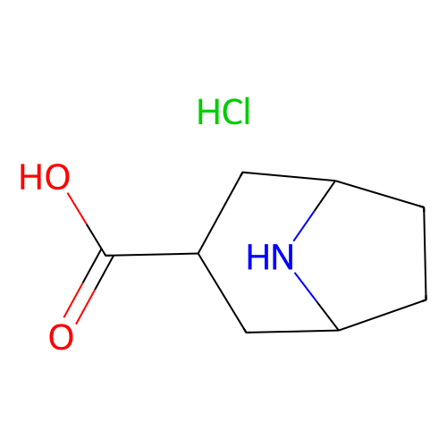 exo-8-azabicyclo[3.2.1]octane-3-carboxylic acid hydrochloride, min 97%, 500 mg