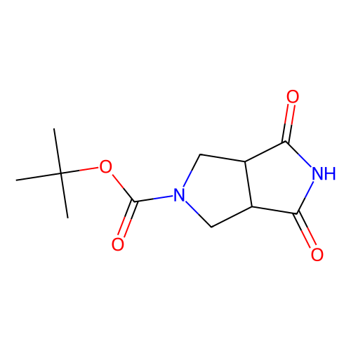 racemic cis-4, 6-dioxo- hexahydro-pyrrolo[3, 4-c]pyrrole-2-carboxylic acid tert-butyl ester, min 97%, 500 mg