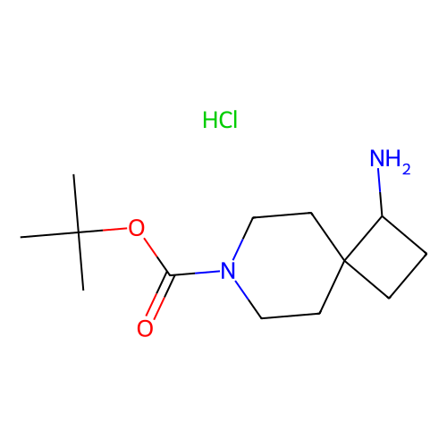tert-butyl 1-amino-7-azaspiro[3.5]nonane-7-carboxylate hydrochloride, min 97%, 500 mg