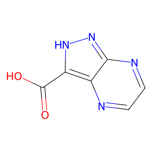 1H-pyrazolo[3, 4-b]pyrazine-3-carboxylic acid, min 97%, 100 mg
