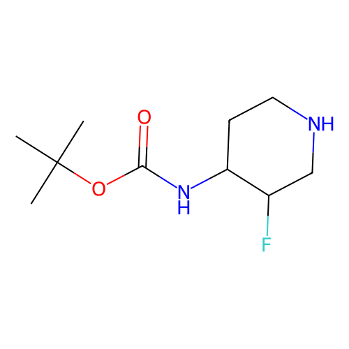tert-butyl N-[(3R, 4S)-3-fluoropiperidin-4-yl]carbamate, min 97%, 250 mg