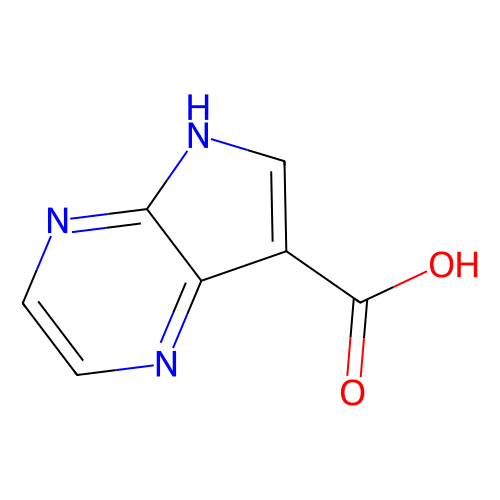 5H-pyrrolo[2, 3-b]pyrazine-7-carboxylic acid, min 97%, 500 mg