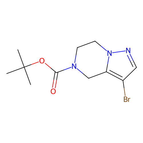 tert-butyl 3-bromo-4H, 5H, 6H, 7H-pyrazolo[1, 5-a]pyrazine-5-carboxylate, min 97%, 500 mg