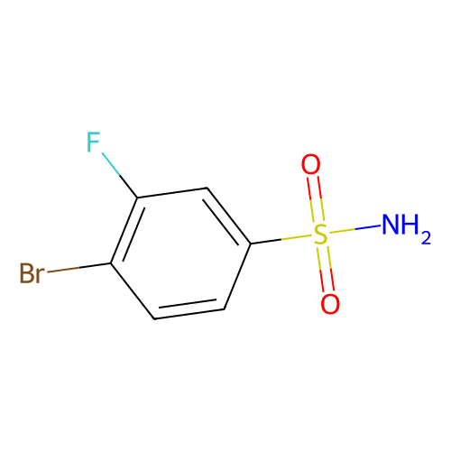 4-Bromo-3-fluorobenzenesulfonamide, min 97%, 100 grams
