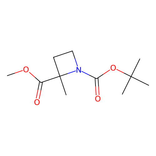 1-tert-butyl 2-methyl 2-methylazetidine-1, 2-dicarboxylate, min 97%, 1 gram