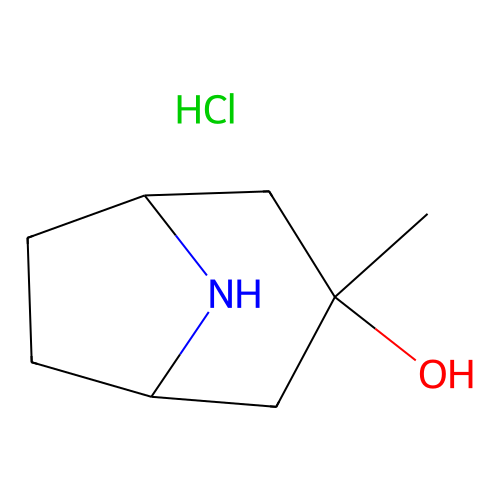 3-methyl-3-hydroxy-8-azabicyclo[3.2.1]octane hydrochloride, min 97%, 1 gram