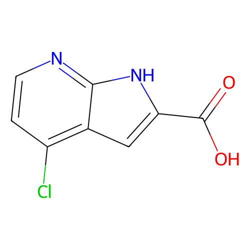 4-chloro-1H-pyrrolo[2, 3-b]pyridine-2-carboxylic acid, min 97%, 1 gram