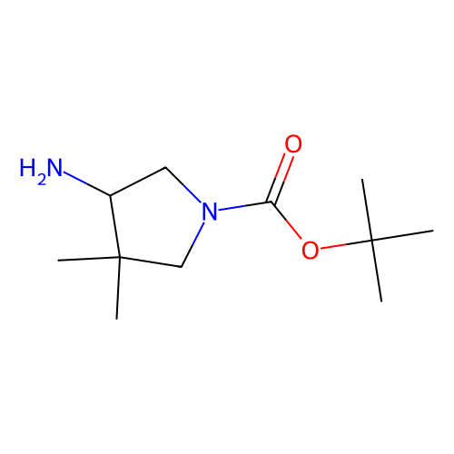 tert-butyl (4S)-4-amino-3, 3-dimethylpyrrolidine-1-carboxylate, min 97%, 100 mg