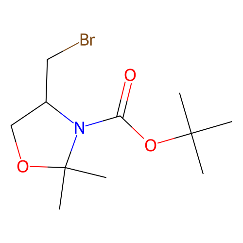 tert-butyl (4S)-4-(bromomethyl)-2, 2-dimethyl-1, 3-oxazolidine-3-carboxylate, min 97%, 500 mg