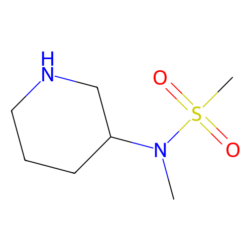 N-methyl-N-[(3S)-piperidin-3-yl]methanesulfonamide, min 97%, 500 mg