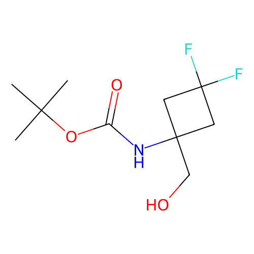 tert-butyl N-[3, 3-difluoro-1-(hydroxymethyl)cyclobutyl]carbamate, min 97%, 500 mg