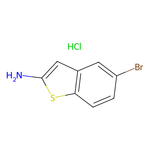 5-bromo-1-benzothiophen-2-amine hydrochloride, min 97%, 1 gram