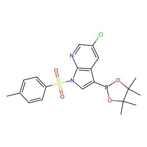 5-chloro-3-(4, 4, 5, 5-tetramethyl-1, 3, 2-dioxaborolan-2-yl)-1-tosyl-1h-pyrrolo[2, 3-b]pyridine, min 97%, 500 mg
