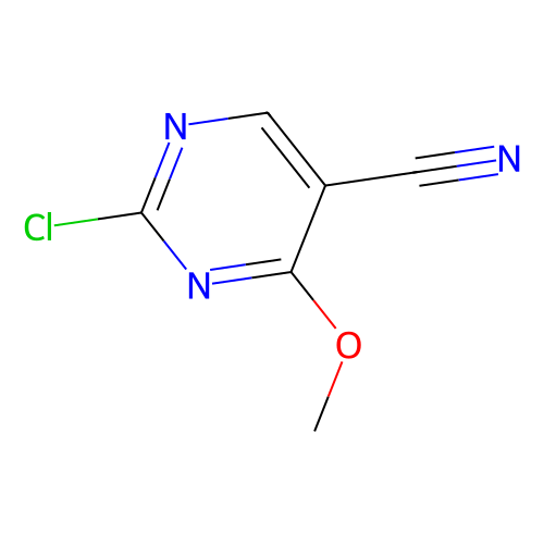 2-Chloro-4-methoxypyrimidine-5-carbonitrile, min 98%, 1 gram