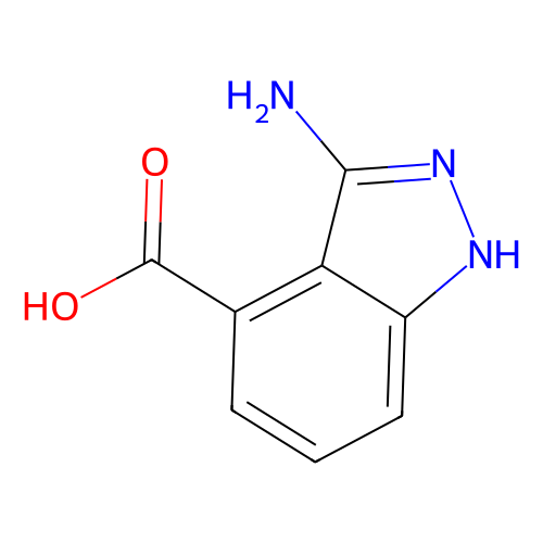 3-amino-1H-indazole-4-carboxylic acid, min 97%, 1 gram