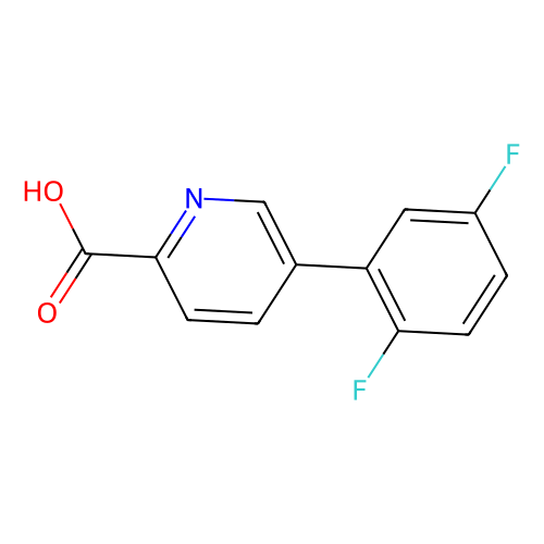 5-(2, 5-Difluorophenyl)picolinic acid, min 97%, 1 gram