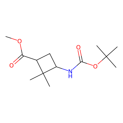 Methyl cis-3-(Boc-amino)-2, 2-dimethylcyclobutanecarboxylate, 1 gram