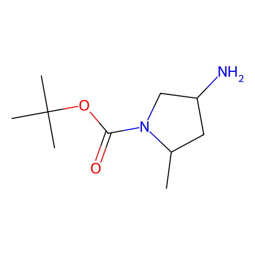 tert-butyl (2S, 4S)-4-amino-2-methylpyrrolidine-1-carboxylate, min 97%, 100 mg