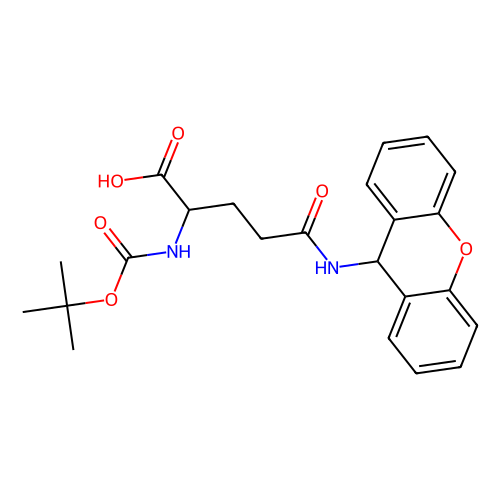 Boc-D-Gln(Xan)-OH, 25 grams