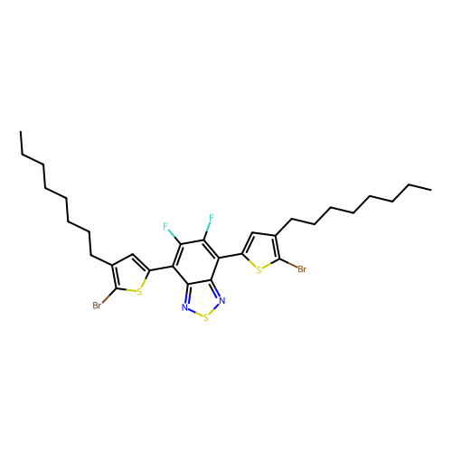 4, 7-Bis(5-bromo-4-octylthiophen-2-yl)-5, 6-difluorobenzo[c ] [1, 2, 5]thiadiazole, min 98% (HPLC), 1 gram