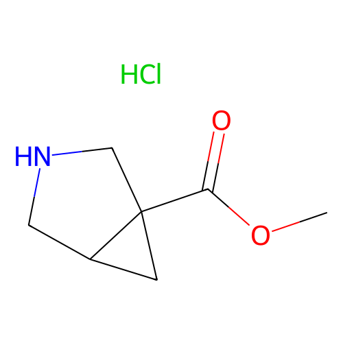 3-azabicyclo[3.1.0]hexane-1-carboxylic acid, methyl ester, hydrochloride (1:1), min 97%, 1 gram