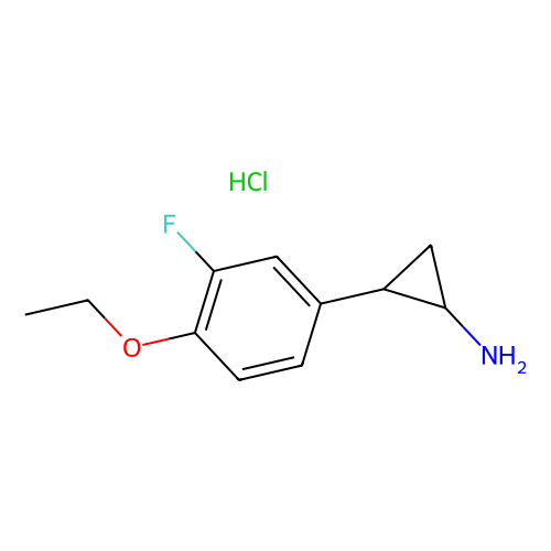 (1S, 2R)-rel-2-(4-ethoxy-3-fluorophenyl)cyclopropan-1-amine hydrochloride, min 97%, 1 gram