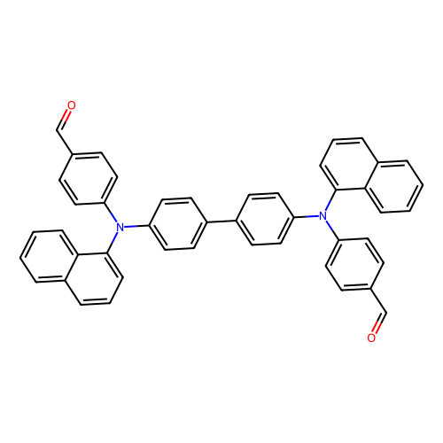 4, 4'-(Biphenyl-4, 4'-diylbis(naphthalen-1-ylazanediyl))dibenzaldehyde, min 95% (HPLC), 1 gram