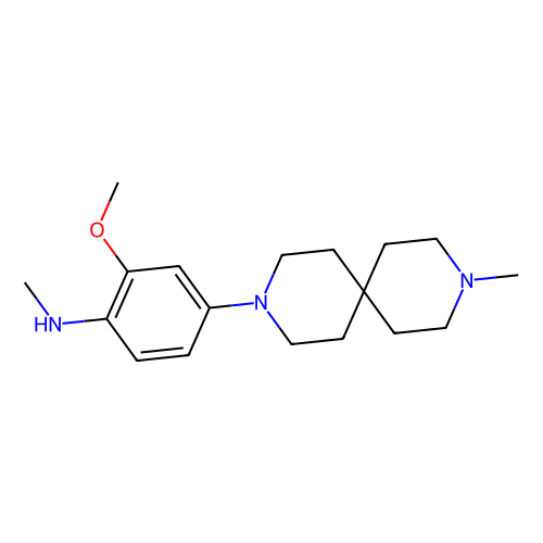 2-methoxy-N-methyl-4-{9-methyl-3, 9-diazaspiro[5.5]undecan-3-yl}aniline, min 97%, 1 gram