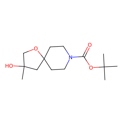 tert-butyl 3-hydroxy-3-methyl-1-oxa-8-azaspiro[4.5]decane-8-carboxylate, min 97%, 1 gram